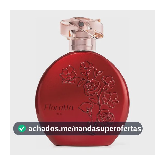 Floratta Red O Boticário Desodorante Colônia Perfume Feminino Original 75ml