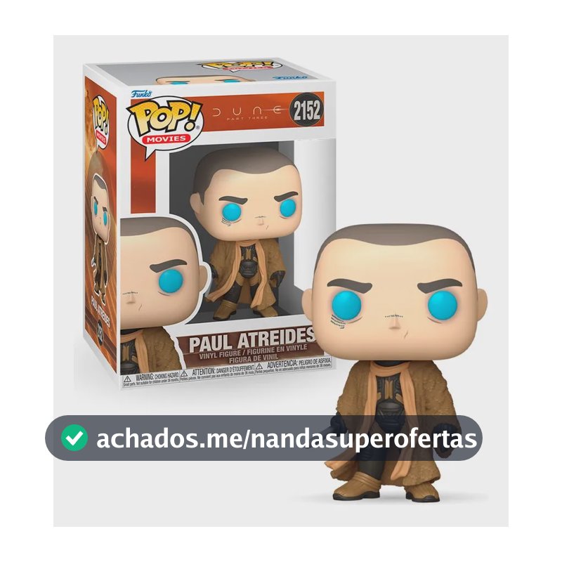 Boneco Funko Pop! Duna: Parte 3 - Paul Atreides