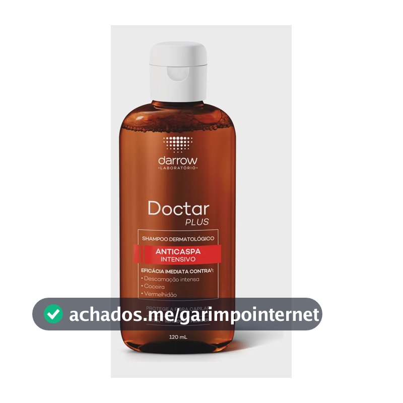 Shampoo Dermatológico Anticaspa Darrow Doctar Plus 120 mL