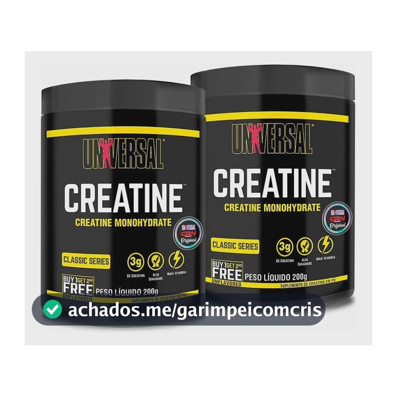 Suplemento Em Pó Universal Combo Creatina 400g (200g+200g) Universal Nutrition