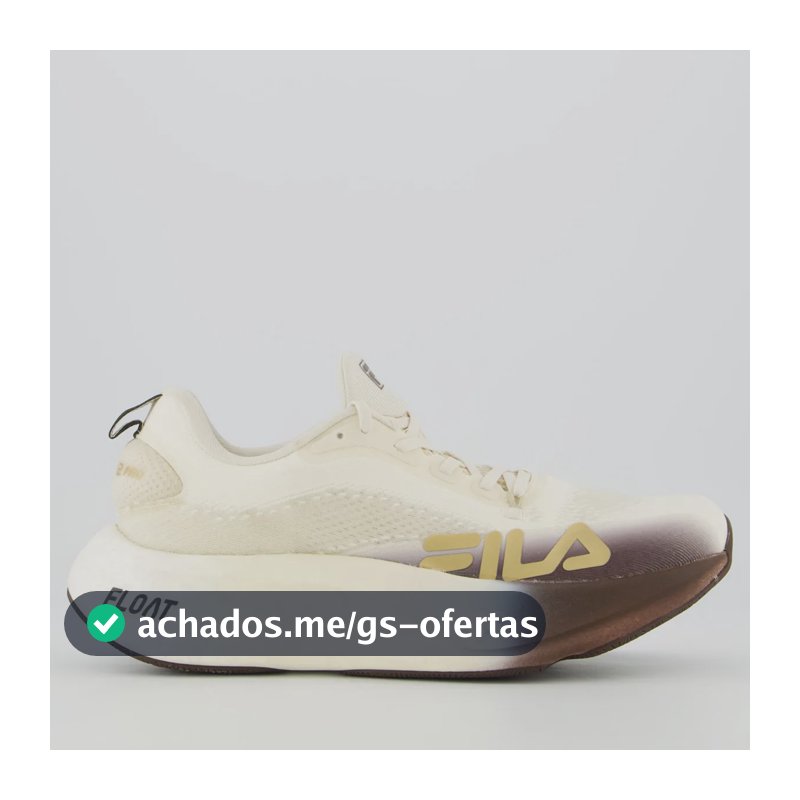 Tenis Fila Float Maxxi 2 Pro Feminino Branco E Marrom Branco - 35,0 Br