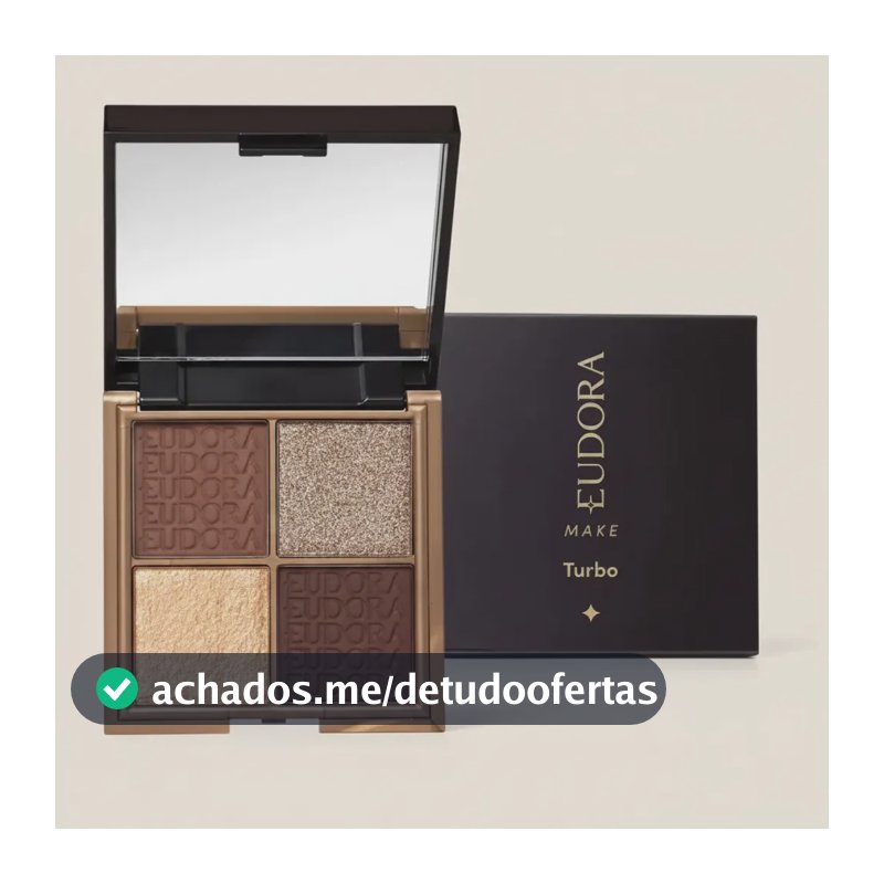Eudora Pallete De Sombras Quarteto Make Turbo