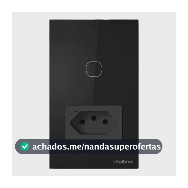 Tomada Com Interruptor Inteligente Wi-fi Etw 1011 Intelbras Preto