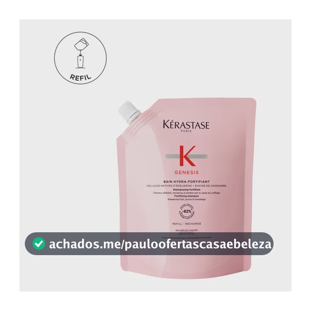 Recarregar Shampoo Hidrafortificante Bain 500ml Kerastase