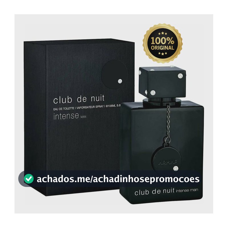 Perfume Club De Nuit Intense Da Armaf Edt 105ml Masculino
