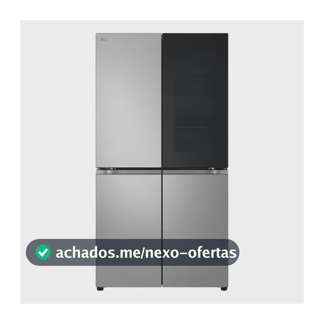 Geladeira LG Smart Multidoor 670l Frost Free Inverter Instav Prateado