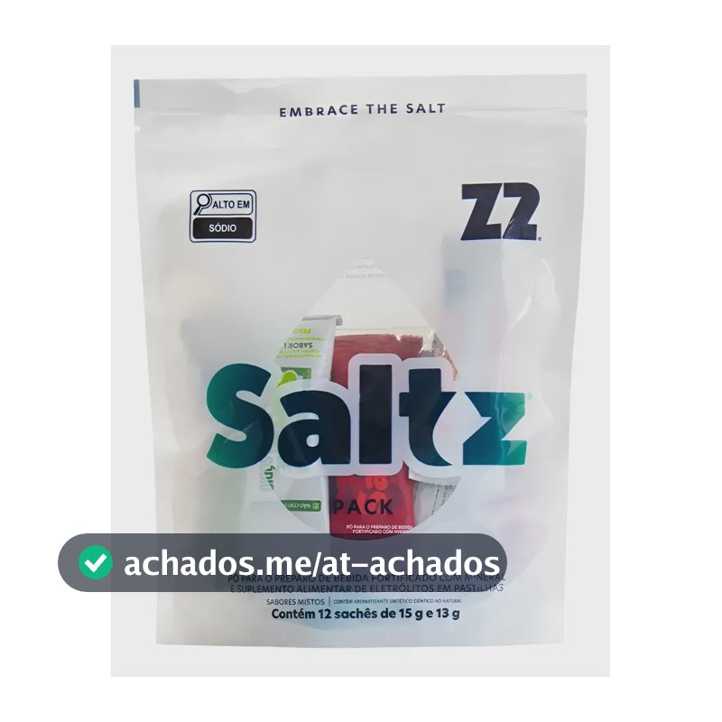 Z2 Saltz Pack 12 Sticks 15g Sortidos Eletrólitos Sódio Saltz Pack
