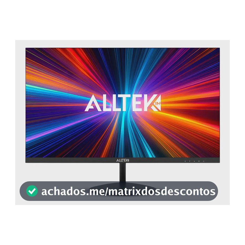 Monitor Alltek ATK-215 Hd Painel Va 100 Hz 5ms Cor Preto