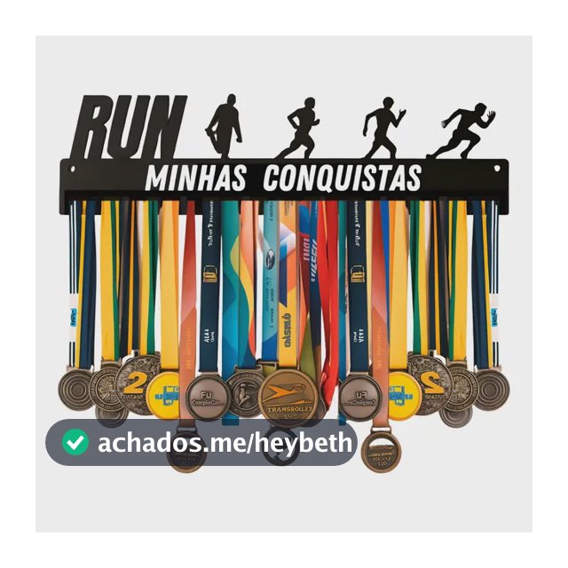 Melhor Porta Medalhas Suporte Parede Até 65 Medalhas Corrida Masculino