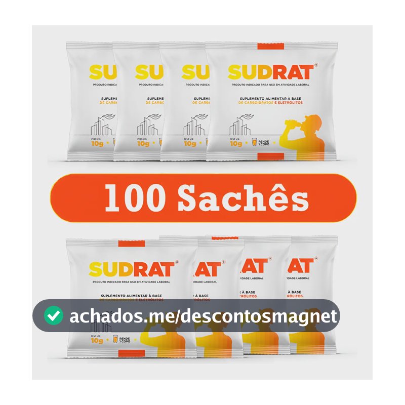 Repositor Sudrat Iso Uva 10g 100 Sachês Sem Glúten Vegano