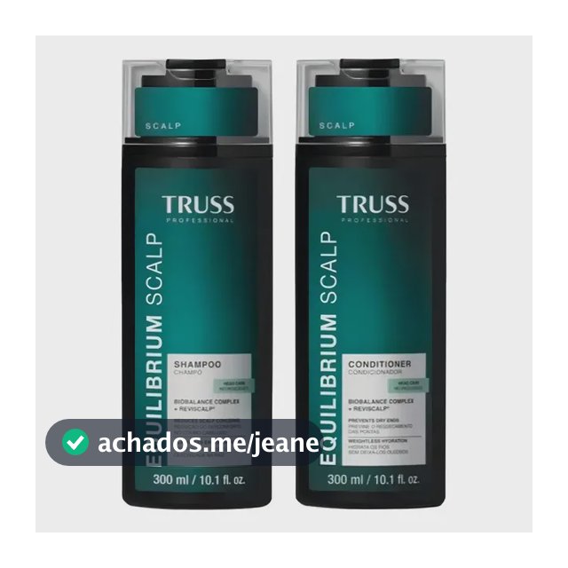 Truss Equilibrium Scalp Kit Shampoo E Condicionador 300ml
