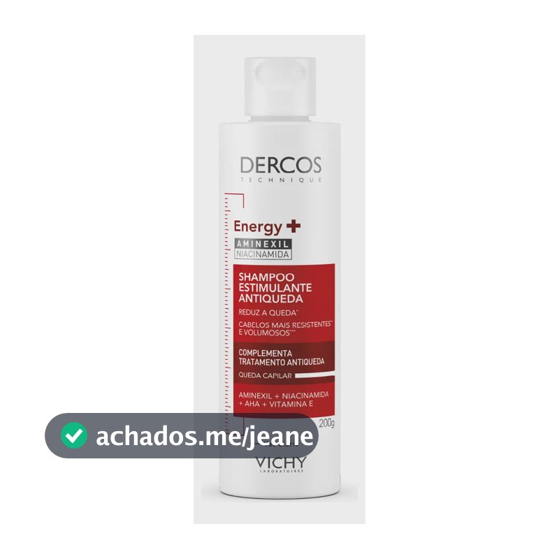 Shampoo Antiqueda Estimulante com Aminexil, Dercos Energy+ Vichy, 200g