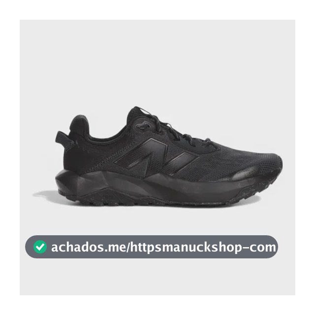 Tênis New Balance Nitrel V6 Masculino Corrida Trilha Preto 42 Br