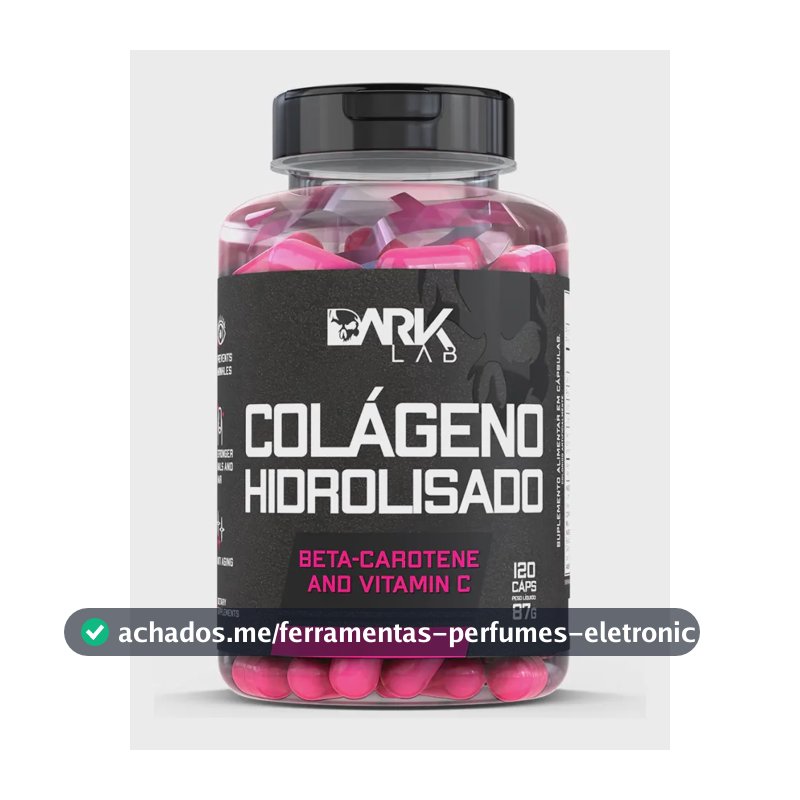 Colágeno Dark Lab em cápsula Sem sabor de 120 un