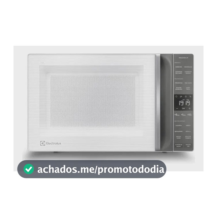Micro-ondas Electrolux 36L Branco Efficient com Descongelamento Assistido ME36B