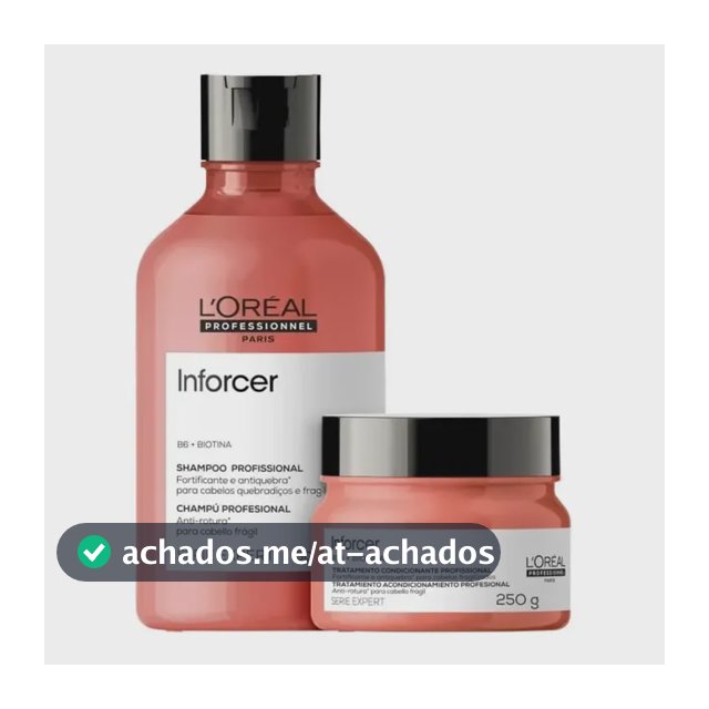 L'oréal Professionnel Inforcer Kit Shampoo 300ml e Máscara 250ml