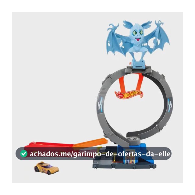 Pista Hot Wheels City Loop Ataque Do Morcego - Mattel 2024 Cor Colorido