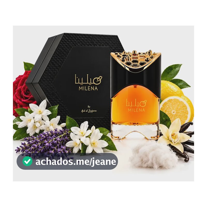 Perfume Árabe Milena Ard Al Zaafaran Floral Amadeirado 100ml