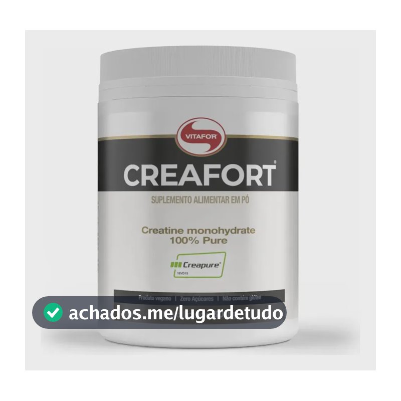 Creatina Vitafor Creafort Creapure Creafort pote 300g Sem sabor x 300g