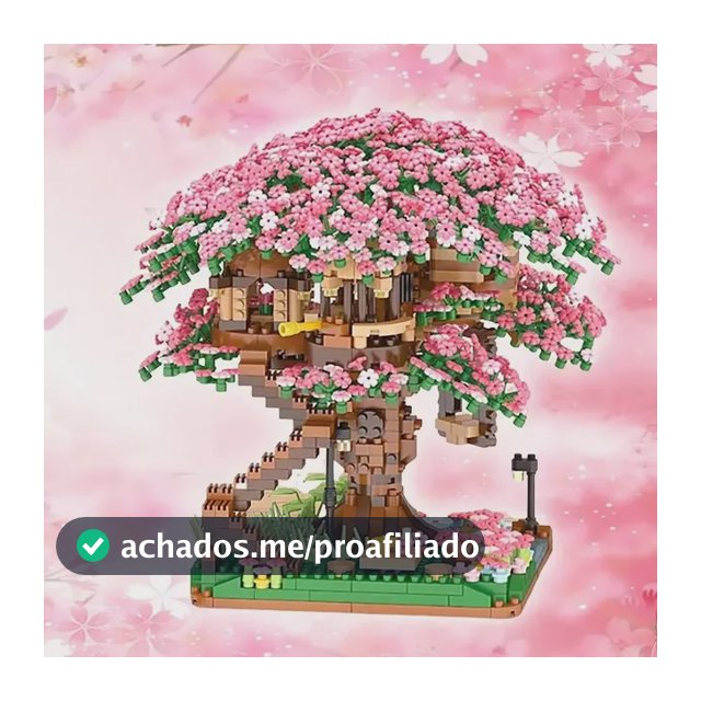Blocos 2008pcs De Construção Flor De Cerejeira Sakura Árvore Flor De Cerejeira