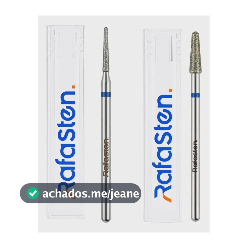 Kit Broca Diamantada 718 720 Afastar Remover Cuticula Lixa