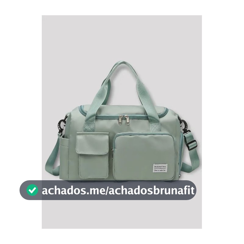 Bolsa Mala De Mão 10kg Feminina Masculino De Bordo Viagem Cor Verde-claro