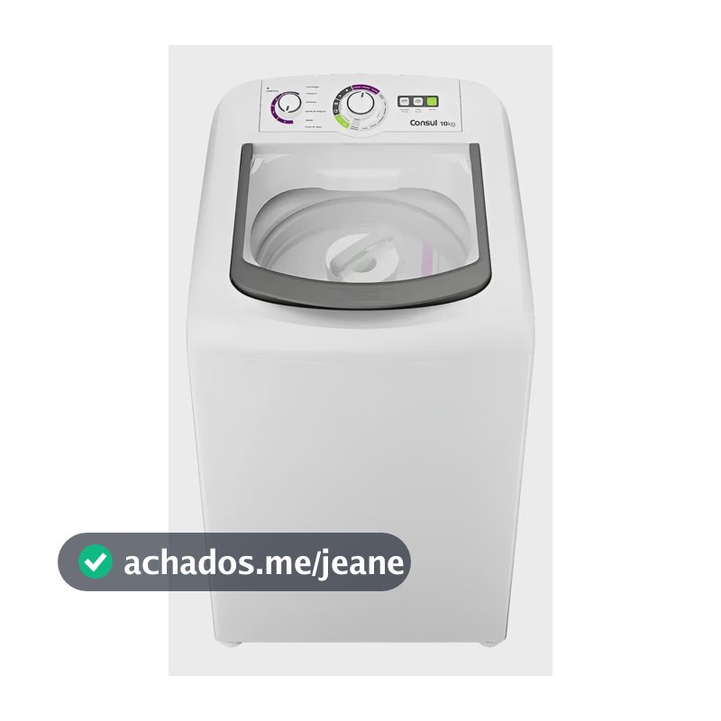 Lavadora De Roupas Consul Cwb10bb 10kg Branca 16 Programas 220v Branco