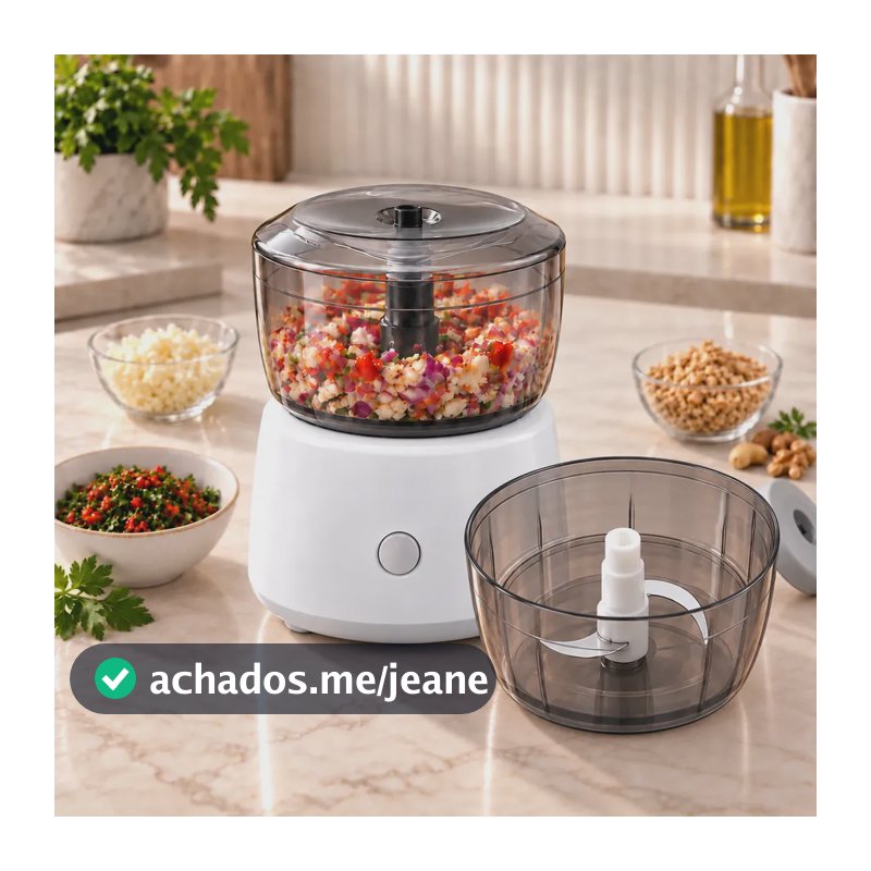 Mini Processador Elétrico Portátil Popsy para Alimentos de 500 mL