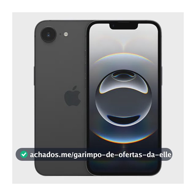 iPhone 16e (128 GB) - Preto - Distribuidor Autorizado