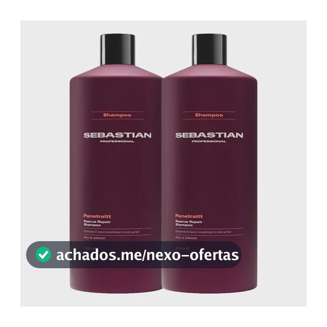 Kit Sebastian Penetraitt Shampoo 1lt + Condicionador 1lt
