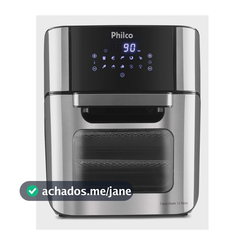 Air Fryer Oven Philco 12L 4 em 1 1800W PFR2200P