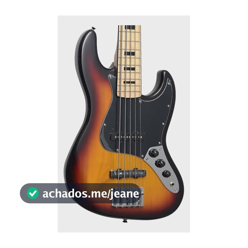 Contrabaixo Tagima Jazz Bass 5 Cordas Tjb-5 Sb Regulado! Destro Sunburst Brilhante 5