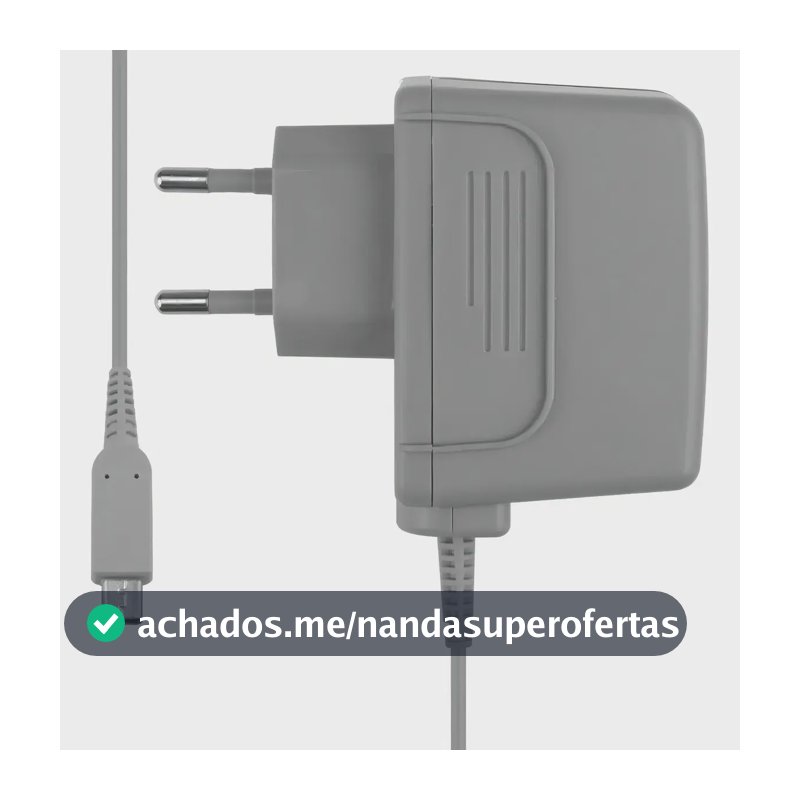 Carregador Bivolt P/ Nintendo Dsi, Dsi Xl, 2ds, 3ds, 3ds Xl Voltagem De Entrada 110v/220v (bivolt)