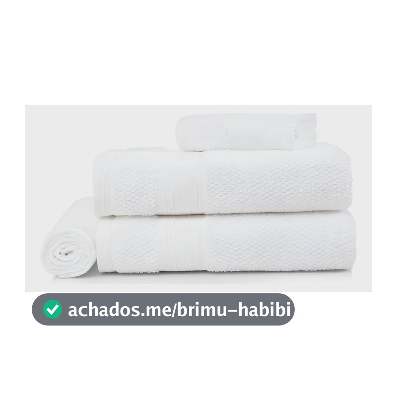 Karsten Empire Fio Cardado jogo de banho cor branco