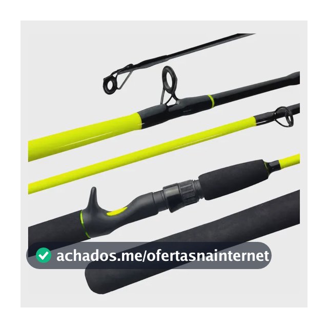 Vara Carretilha 10-20lbs / 12-25lbs Jp Pro Piau - Jaú Pesca Verde Neon