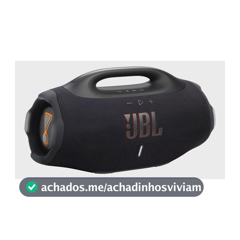 Caixa De Som Bluetooth À Prova D'água Boombox 4 Jbl - Preta Preto 127/220v