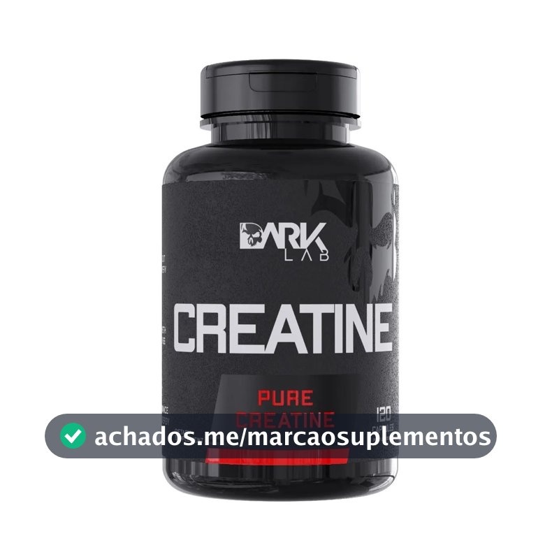 Creatina Dark Lab Premium em cápsula Sem sabor de 120 un