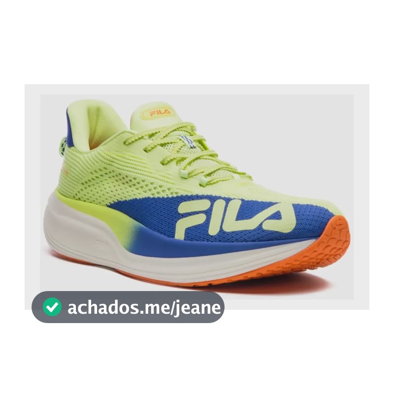 Tênis Fila Racer Speedzone Masculino Verde Liso 45 Br