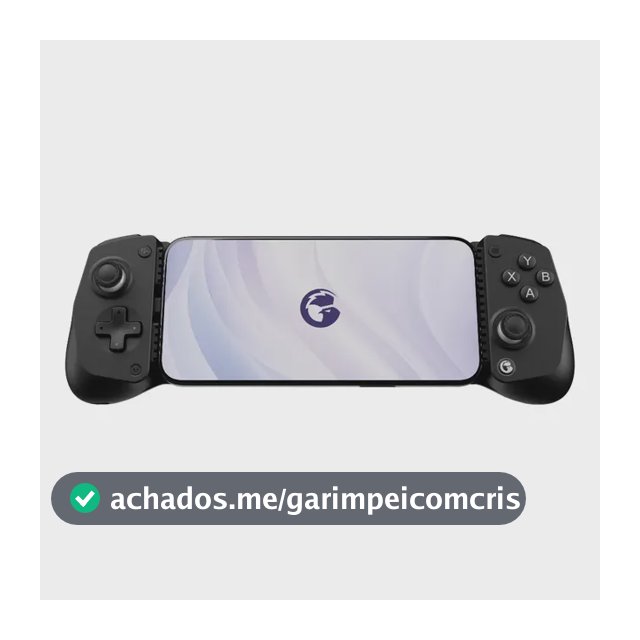 Controle Gamepad GameSir X5 Lite USB-C Android iPhone 15/16 Mobile Hall Effect Turbo Leve Preto