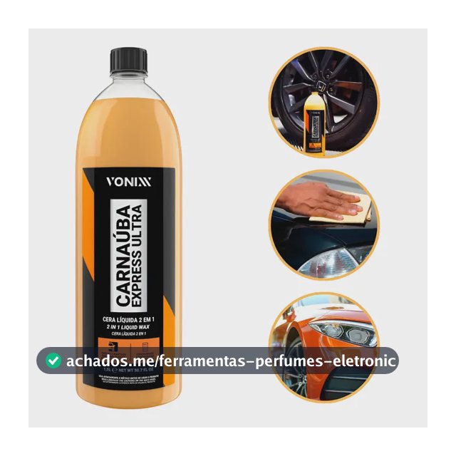 Vonixx Automotiva Cera Diluir Carnaúba Express Ultra De 1.5l