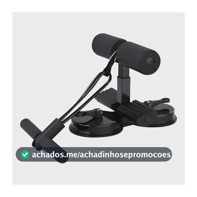 Aparelho Abdominal Suporte Pé Exercicios Academia Abdominal Preto