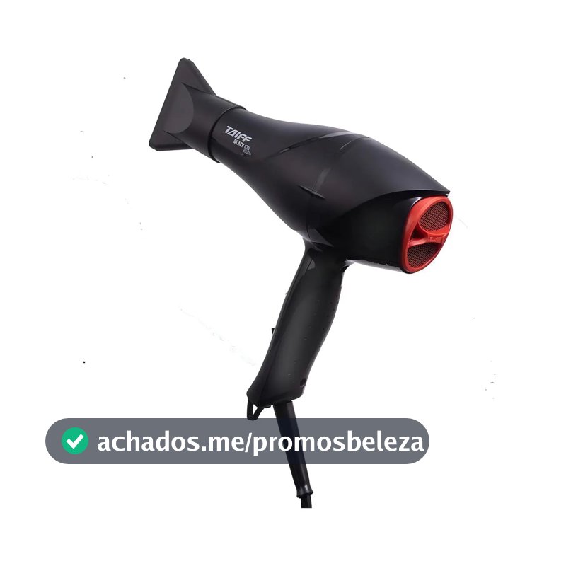 Taiff Black Ion Secador De Cabelo Profissional 2000w Cor Preto