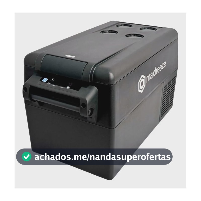 Geladeira 35 Litros 12v/24v 110v/220v Caminhão Ônibus Van 12/24 - 110/220v