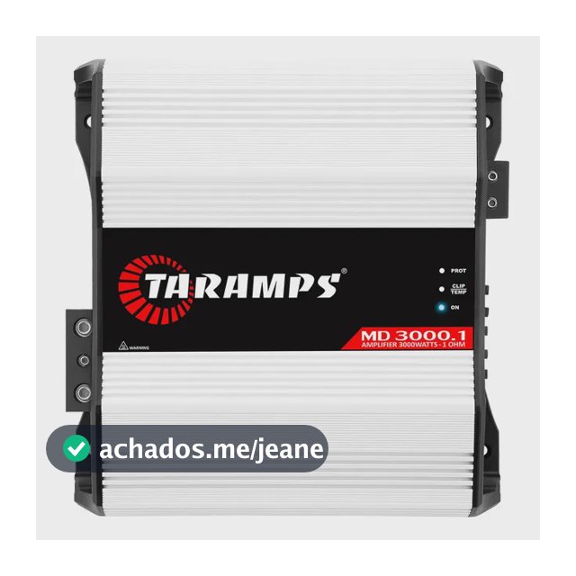 Módulo Amplificador Taramps MD 3000.1 Digital de 3000W RMS Mono 1 Ohm
