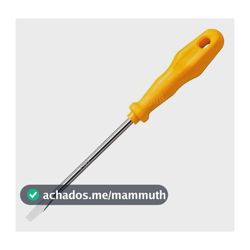 Chave Fenda Ponta Chata 8x125 Tramontina