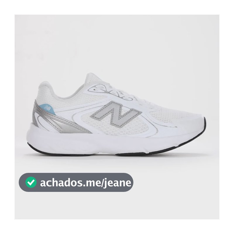 Tênis New Balance Amaste E Duravel Resistente Branco Branco 37 Br