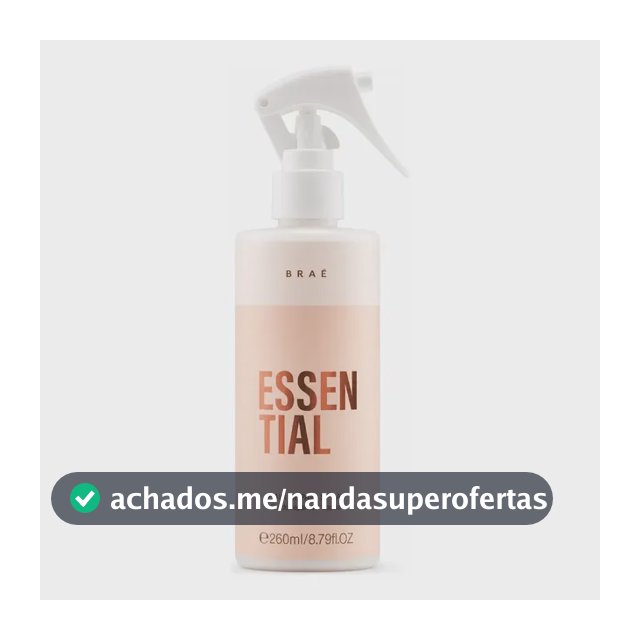 Braé Essential Hair Repair Fluído Reparador Capilar 260ml