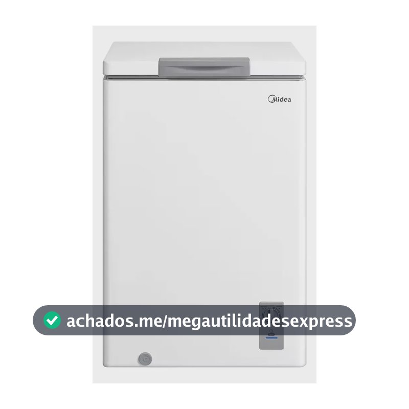 Freezer Horizontal 100l Inverter Bivolt Branco Midea Branco MDRC151FZD013