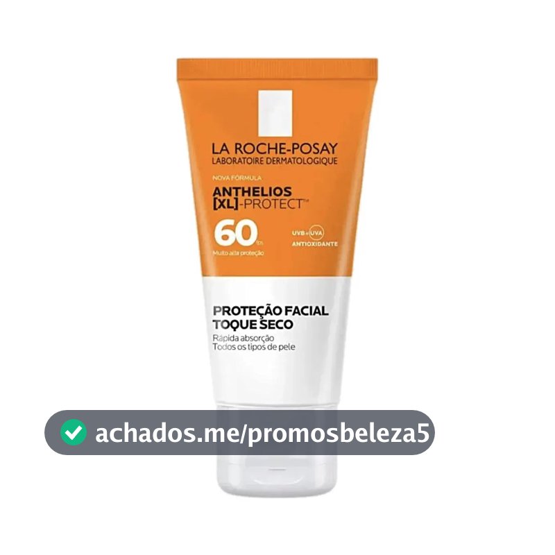 Protetor Solar Facial FPS 60 Gel Creme Oil-Free com Ação Hidratante e Antioxidante UVA/UVB para Peles Oleosas Sem Cor Anthelios XL Protect La Roche-Posay 40g