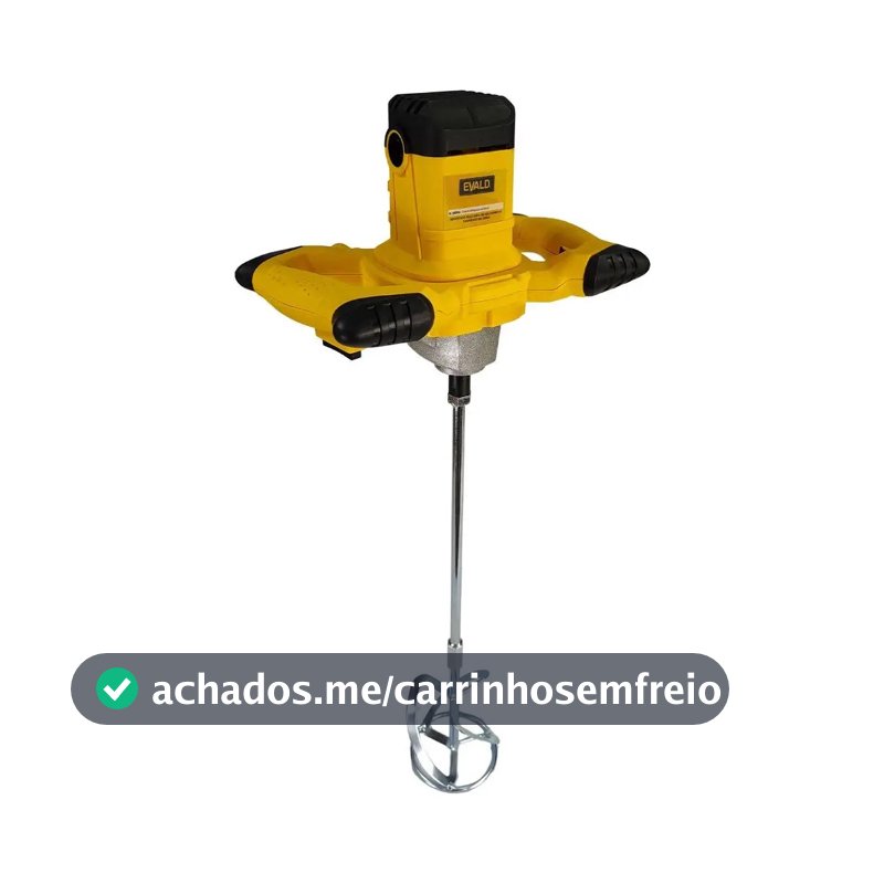 Misturador De Argamassa E Tinta 1200w Evma-1200 Evald
